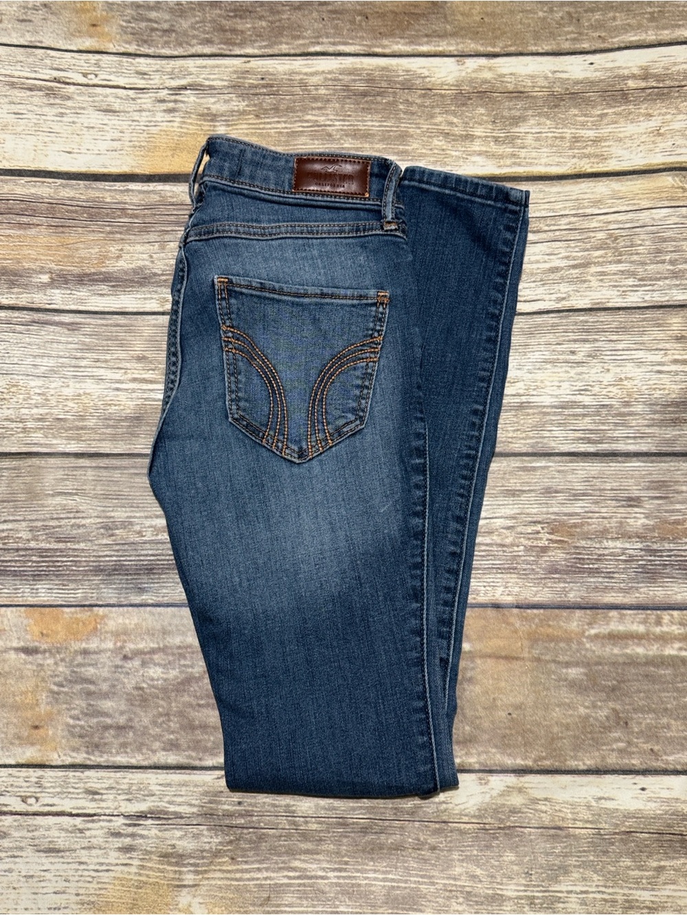 Hollister Women's Mid Rise Super Skinny Jeans